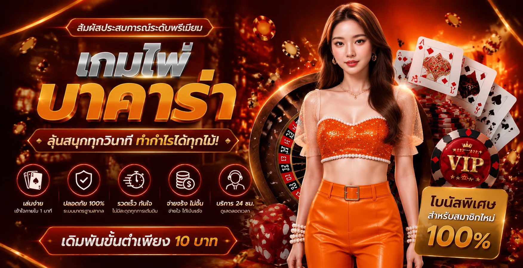 NOKPLUS168 คาสิโนสด บาคาร่าออนไลน์ ดีลเลอร์สดถ่ายทอดจากบ่อนต่างประเทศ